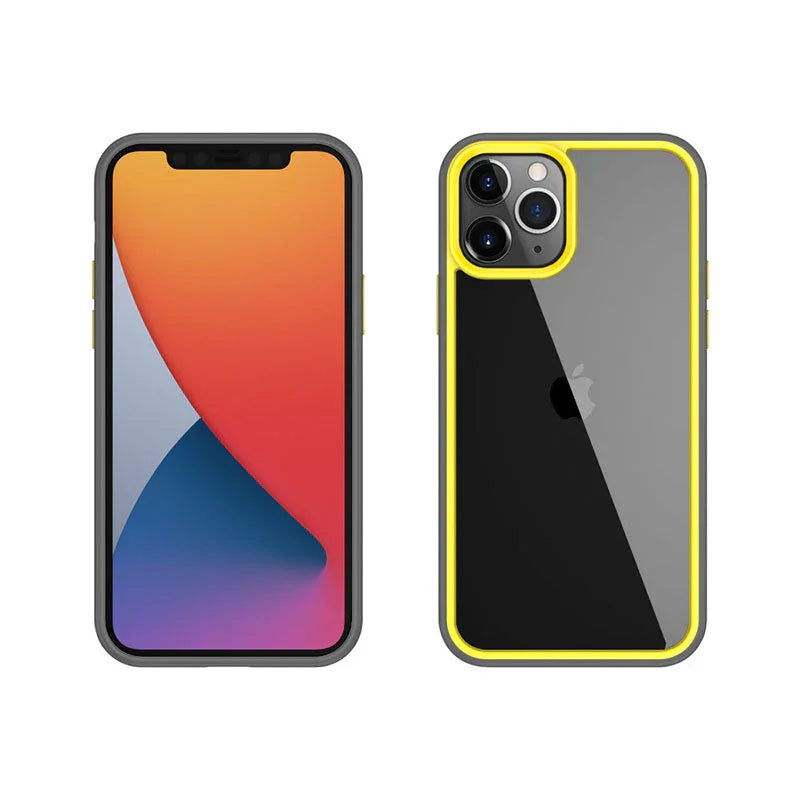 Torrii Torero Case For iPhone 12 Pro Max - Gray/Yellow - Tashqila Torrii Torero Case For iPhone 12 Pro Max - Gray/Yellow - Tashqila